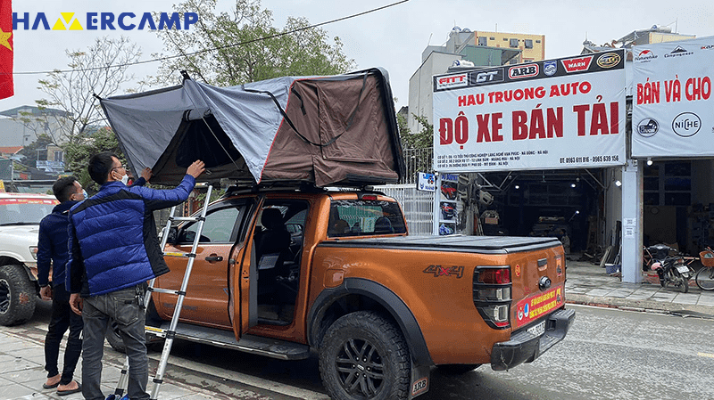 Lều hamer camp skycamp lắp nóc xe bán tải